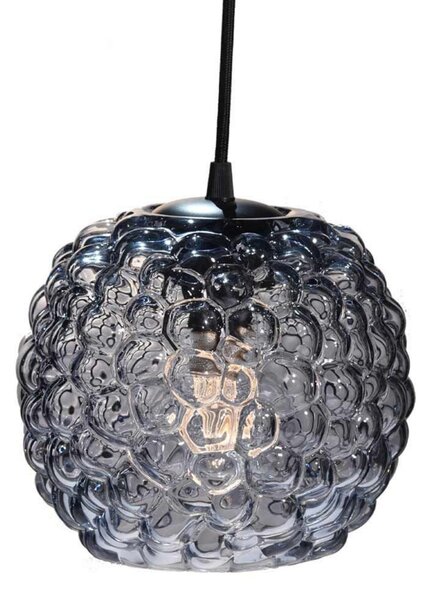 Lampa Wisząca Halo Design, szary, jadalnia, szkło