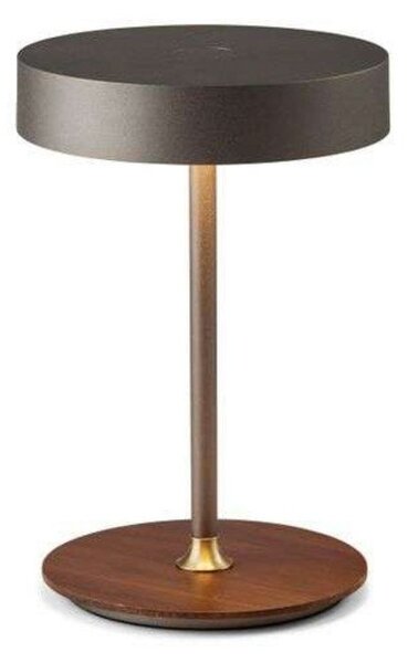 Lampa Stołowa Halo Design, ściemnialny, czarny, salon, metal