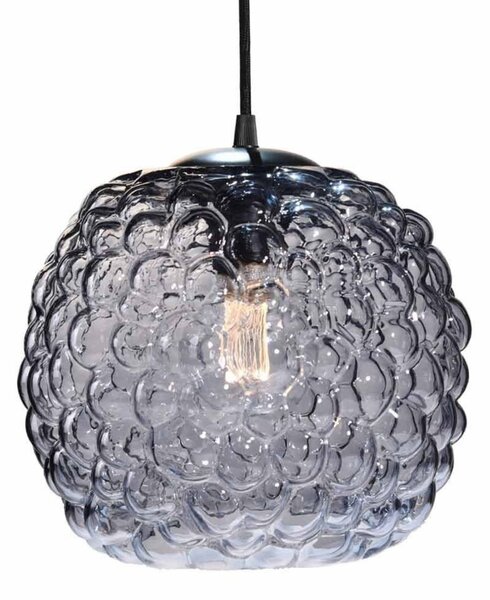 Lampa Wisząca Halo Design, szary, jadalnia, szkło
