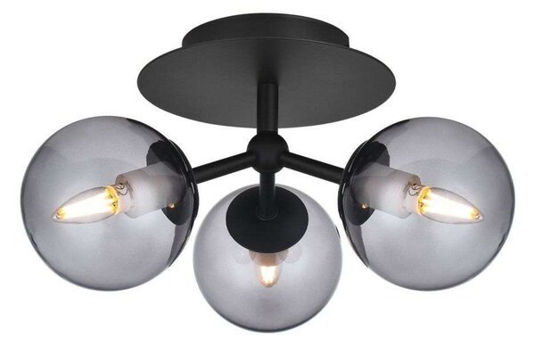 Lampa Sufitowa Halo Design, szary, salon, metal