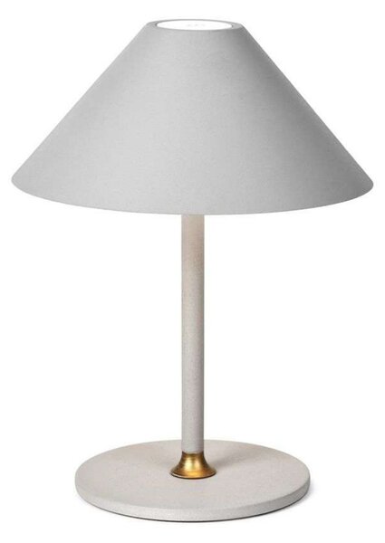 Zewnętrzna Lampa Halo Design, ściemnialny, szary, balkon, metal