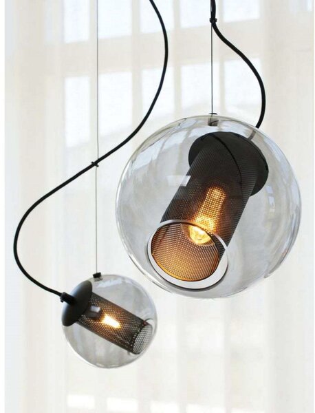 Lampa Wisząca Halo Design, szary, jadalnia, metal