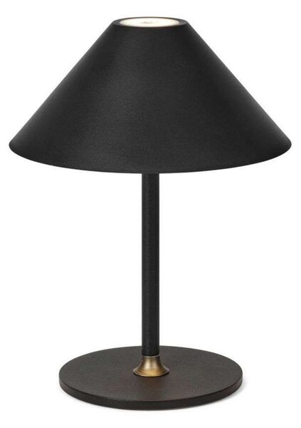 Zewnętrzna Lampa Halo Design, ściemnialny, czarny, balkon, metal