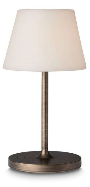 Lampa Stołowa Halo Design, ściemnialny, złoty | mosiężny, salon, aluminium
