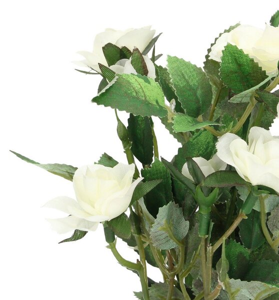 Dekoracja White Rose 24cm