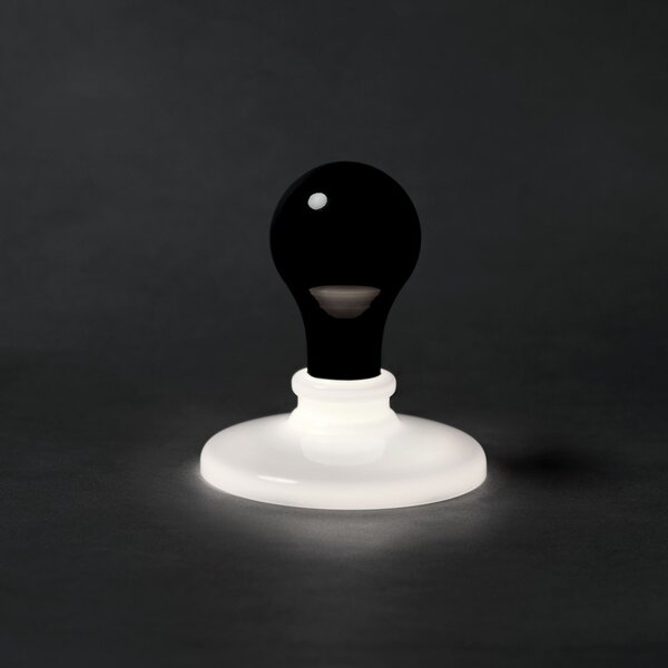 Lampa Stołowa Foscarini, Black Light, ściemnialny, czarny, salon, szkło, design
