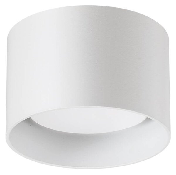 IDEAL LUX Ideal Lux downlight Spike Round, biały, aluminium, Ø 10 cm Round, biały / opal, salon / jadalnia, aluminium, nowoczesny