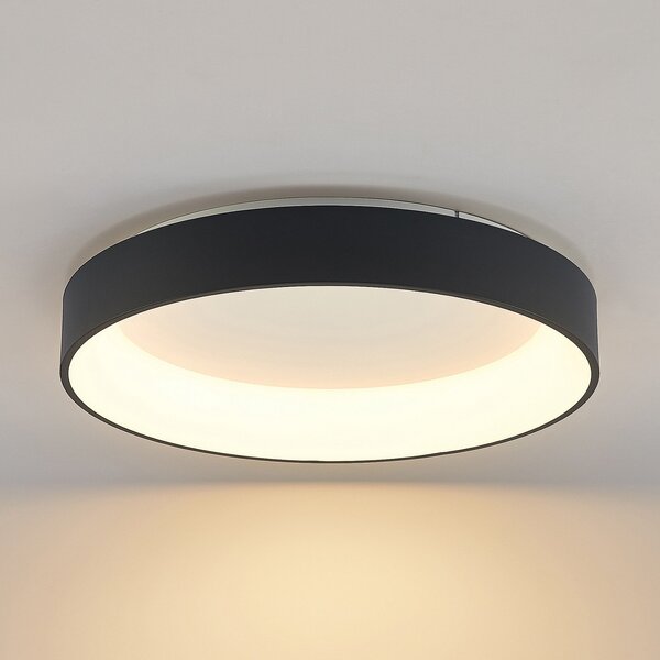 Lampa Sufitowa Arcchio, Aleksi, ściemnialny, czarny, kuchnia, metal, nowoczesny