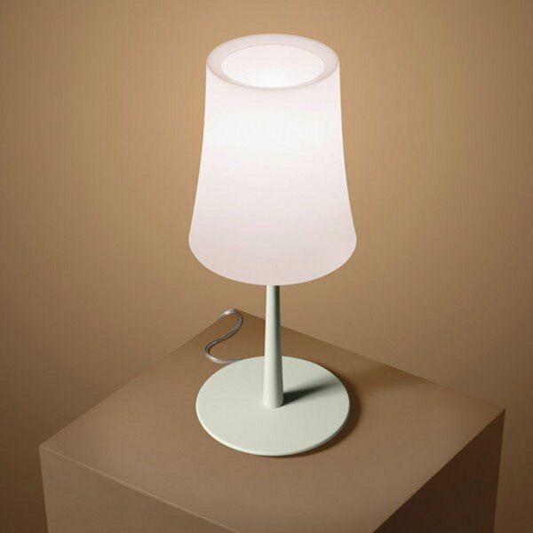 Lampa Stołowa Foscarini, Birdie Easy, biały, salon, metal, design