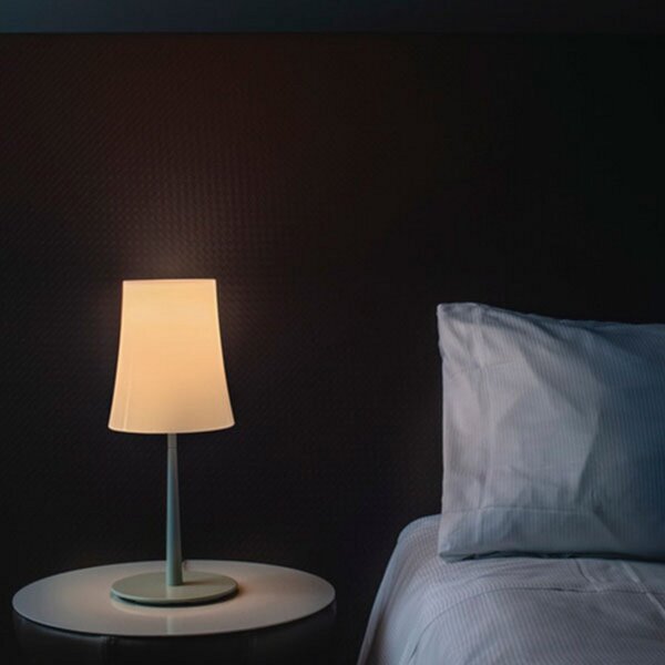Lampa Stołowa Foscarini, Birdie Easy, zielony, salon, metal, design