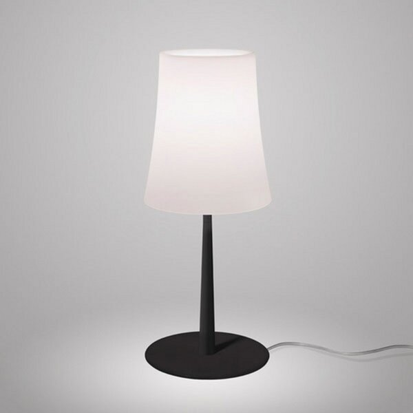 Lampa Stołowa Foscarini, Birdie Easy, czarny, salon, metal, design