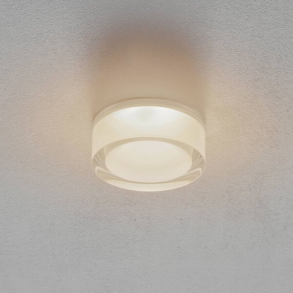 Wever & Ducré Lighting WEVER & DUCRÉ Mirbi IP44 1.0 oprawa wpuszczana LED okrągła 1.0, możliwość ściemniania, biały / opal, łazienka, tworzywo sztuczne, design