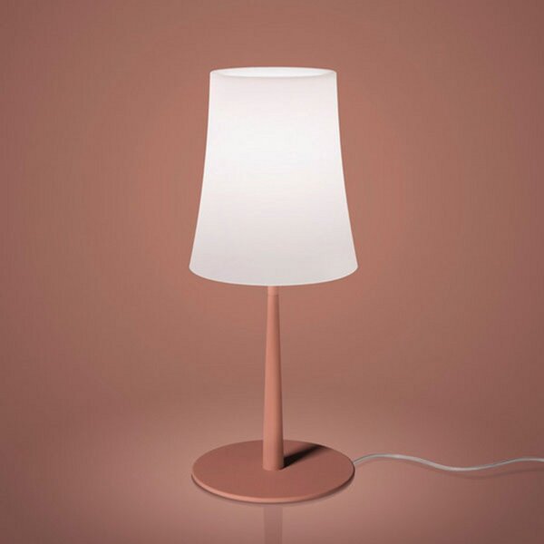 Lampa Stołowa Foscarini, Birdie Easy, czerwony, salon, metal, design