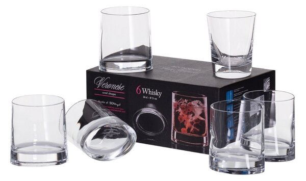 Szklanki do whisky Arieen 6 szt. 260ml