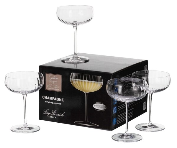Kieliszki do szampana Ottico 4szt. 300ml