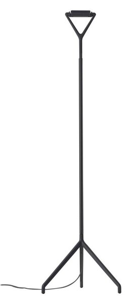 Lampa Podłogowa Luceplan, czarny, salon, aluminium