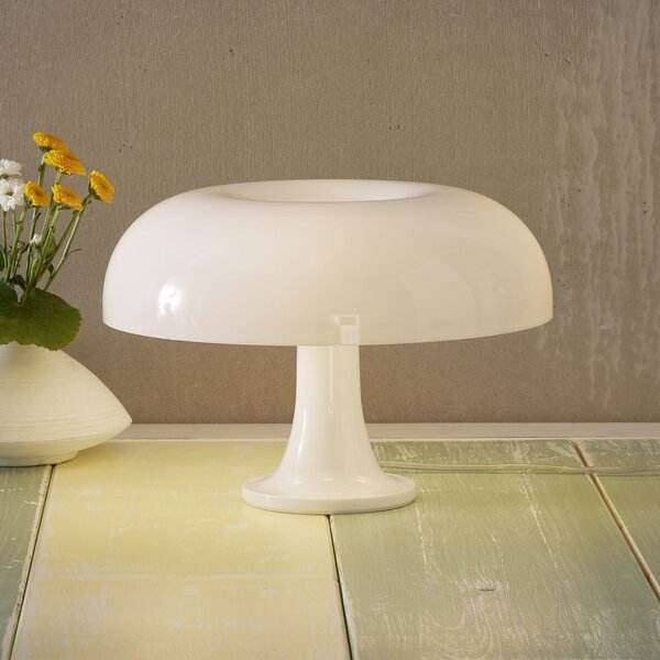 Lampa Stołowa Artemide, Nessino, biały, salon, tworzywo sztuczne, design