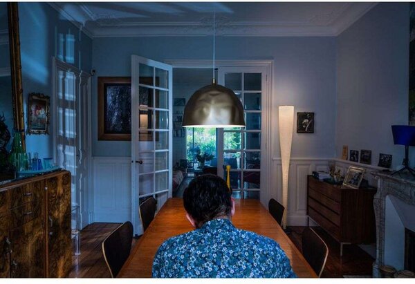 Lampa Wisząca Foscarini, czarny, jadalnia, tworzywo sztuczne