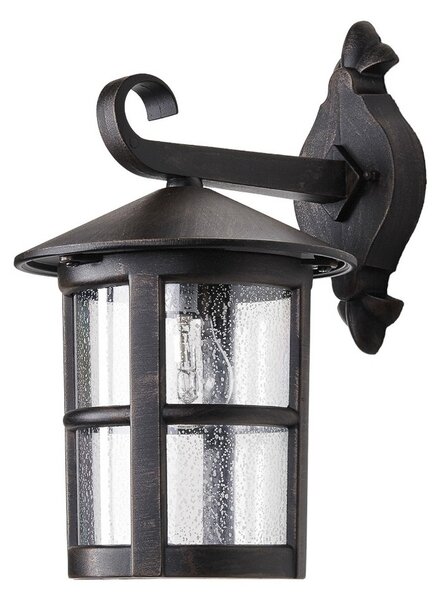 Zewnętrzna Lampa Lindby, FLORENTINE, ściemnialny, brąz rdzawy, taras, metal, nowoczesny