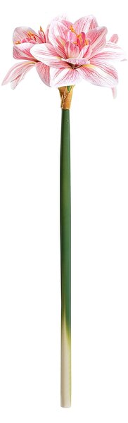 Kwiat sztuczny Amarylis 62 cm pink