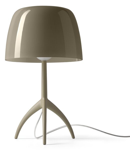 Lampa Stołowa Foscarini, Lumiere nuances grande, ściemnialny, zielony, salon, szkło, design