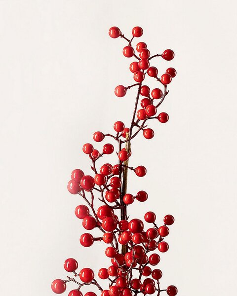 Gałązka dekoracyjna Cranberry 66 cm