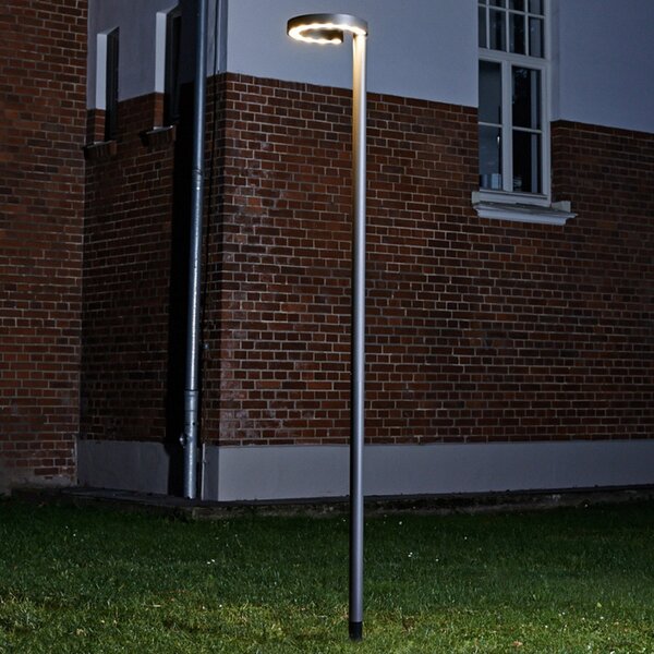 Zewnętrzna Lampa Lucande, JANNIS, czarny, metal, nowoczesny