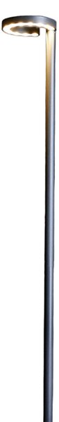 Zewnętrzna Lampa Lucande, JANNIS, czarny, metal, nowoczesny