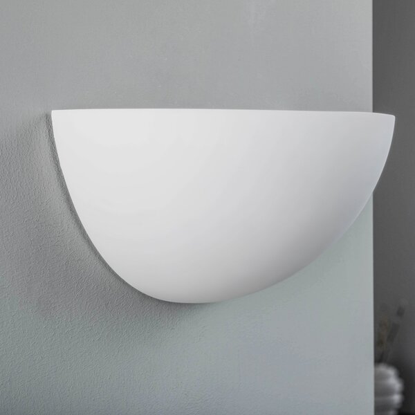 Lampa Ścienna Lindby, Pascali, ściemnialny, biały, salon, gips | glina, nowoczesny