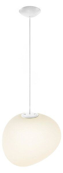 Lampa Wisząca Foscarini, Gregg MIDI, ściemnialny, biały, salon, szkło, design
