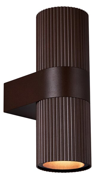 Zewnętrzna Lampa Nordlux, Kyklop Ripple, brąz rdzawy, metal, nowoczesny