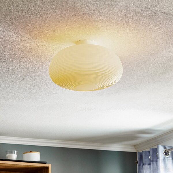 Lampa Sufitowa Foscarini, Rituals 2, ściemnialny, biały, salon, szkło, design