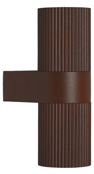 Zewnętrzna Lampa Nordlux, Kyklop Ripple, brąz rdzawy, metal, nowoczesny