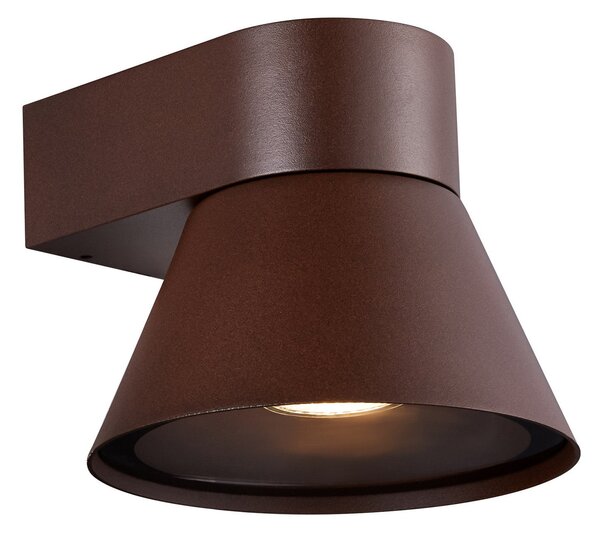 Zewnętrzna Lampa Nordlux, Kyklop Cone, brąz rdzawy, metal, nowoczesny