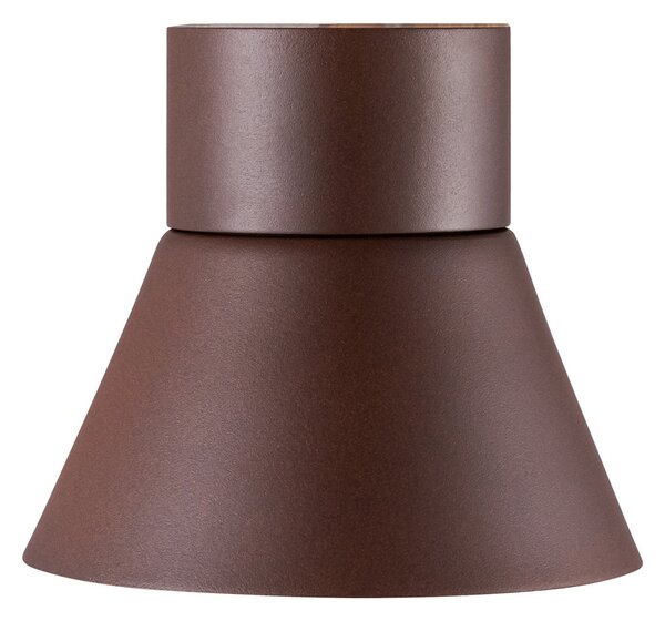 Zewnętrzna Lampa Nordlux, Kyklop Cone, brąz rdzawy, metal, nowoczesny