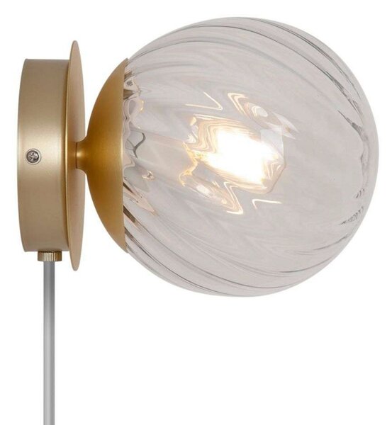 Lampa Ścienna Nordlux, transparentny, salon, szkło