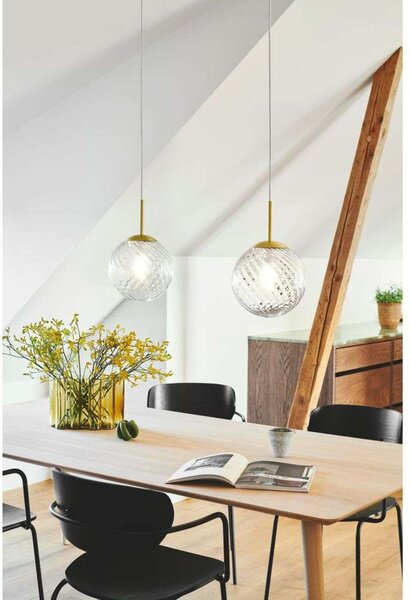Lampa Wisząca Nordlux, transparentny, jadalnia, szkło