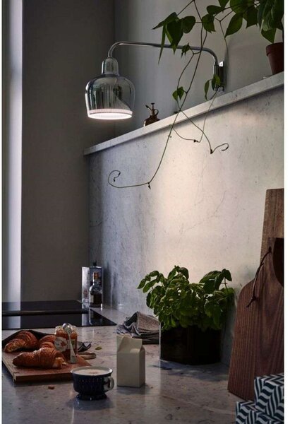 Lampa Ścienna Artek, biały, jadalnia, metal