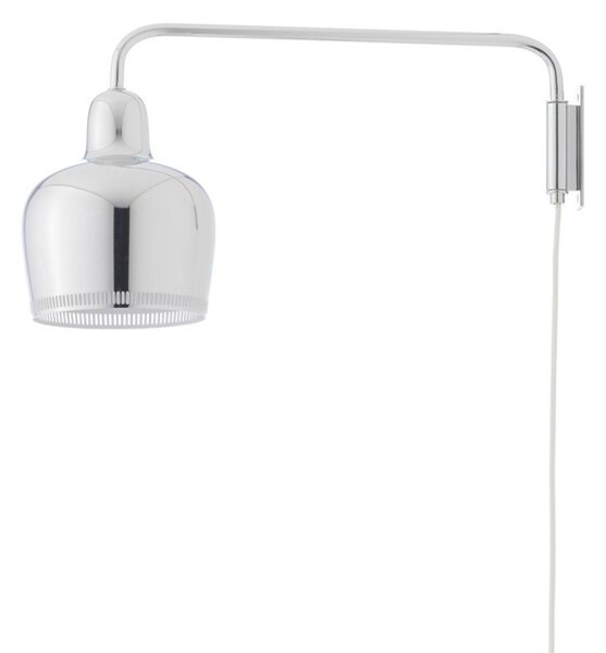 Lampa Ścienna Artek, biały, jadalnia, metal
