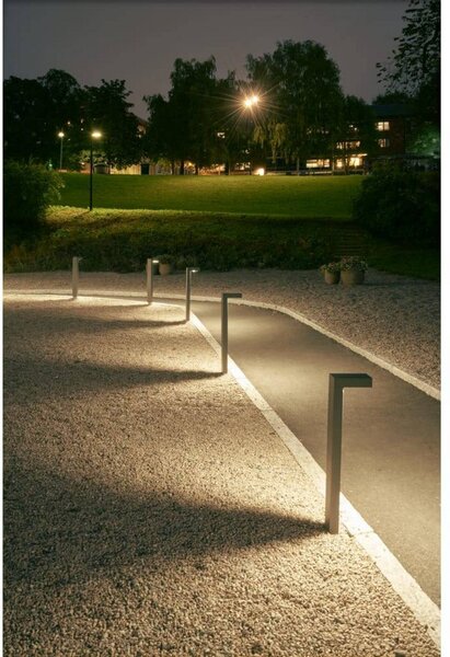Zewnętrzna Lampa Norlys, metaliczny, taras, aluminium