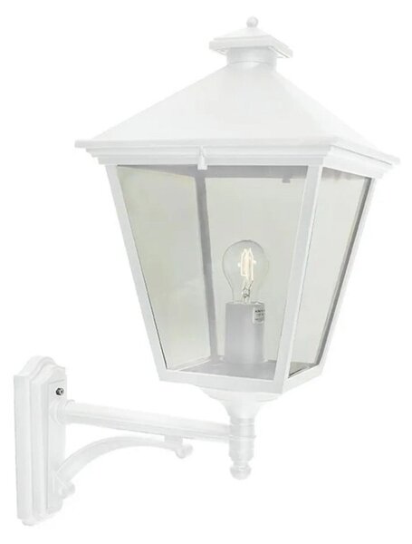 London Up Zewnętrzna Lampa Ścienna Duża Biała - Norlys