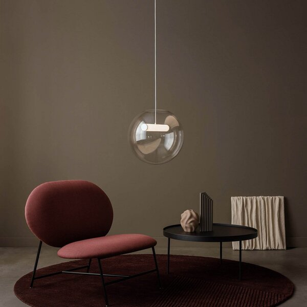 Lampa Wisząca Northern, Reveal, ściemnialny, szary, salon, szkło, design