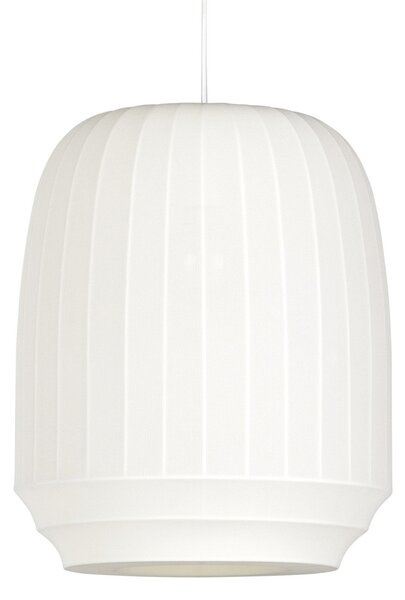 Lampa Wisząca Northern, Tradition tall, ściemnialny, biały, salon, tkanina | tekstylia, design