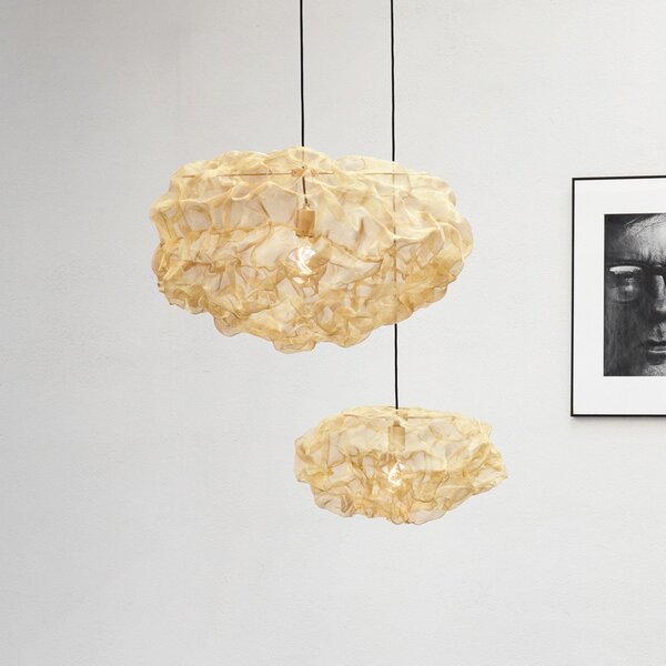 Lampa Wisząca Northern, Heat, ściemnialny, złoty | mosiężny, salon, metal, design