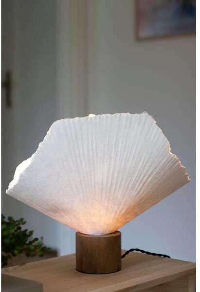 Lampa Stołowa Globen Lighting, drewniany, salon, papier | karton