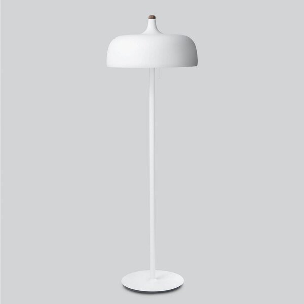 Lampa Podłogowa Northern, Acorn, biały, salon, metal, design