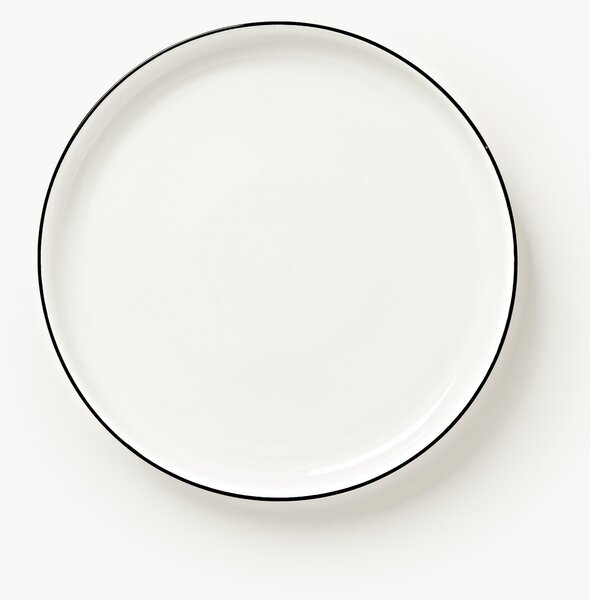 Talerz duży z porcelany Facile, 2 szt