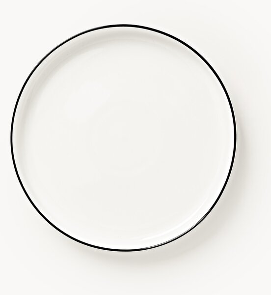 Komplet talerzy śniadaniowych z porcelany Facile, 2 elem