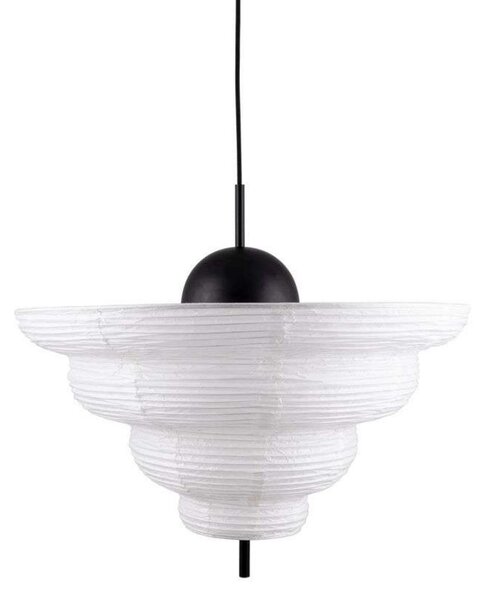 Lampa Wisząca Globen Lighting, biały, jadalnia, papier | karton
