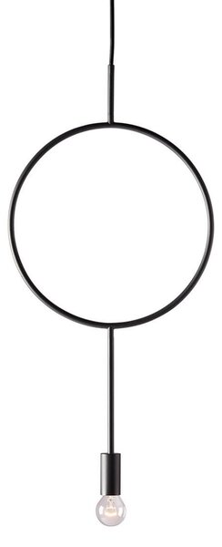 Lampa Wisząca Northern, Circle, ściemnialny, czarny, salon, metal, design